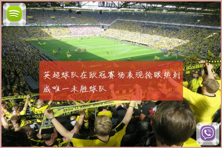 英超球队在欧冠赛场表现抢眼热刺成唯一未胜球队